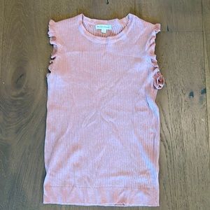 Pink maternity sweater top